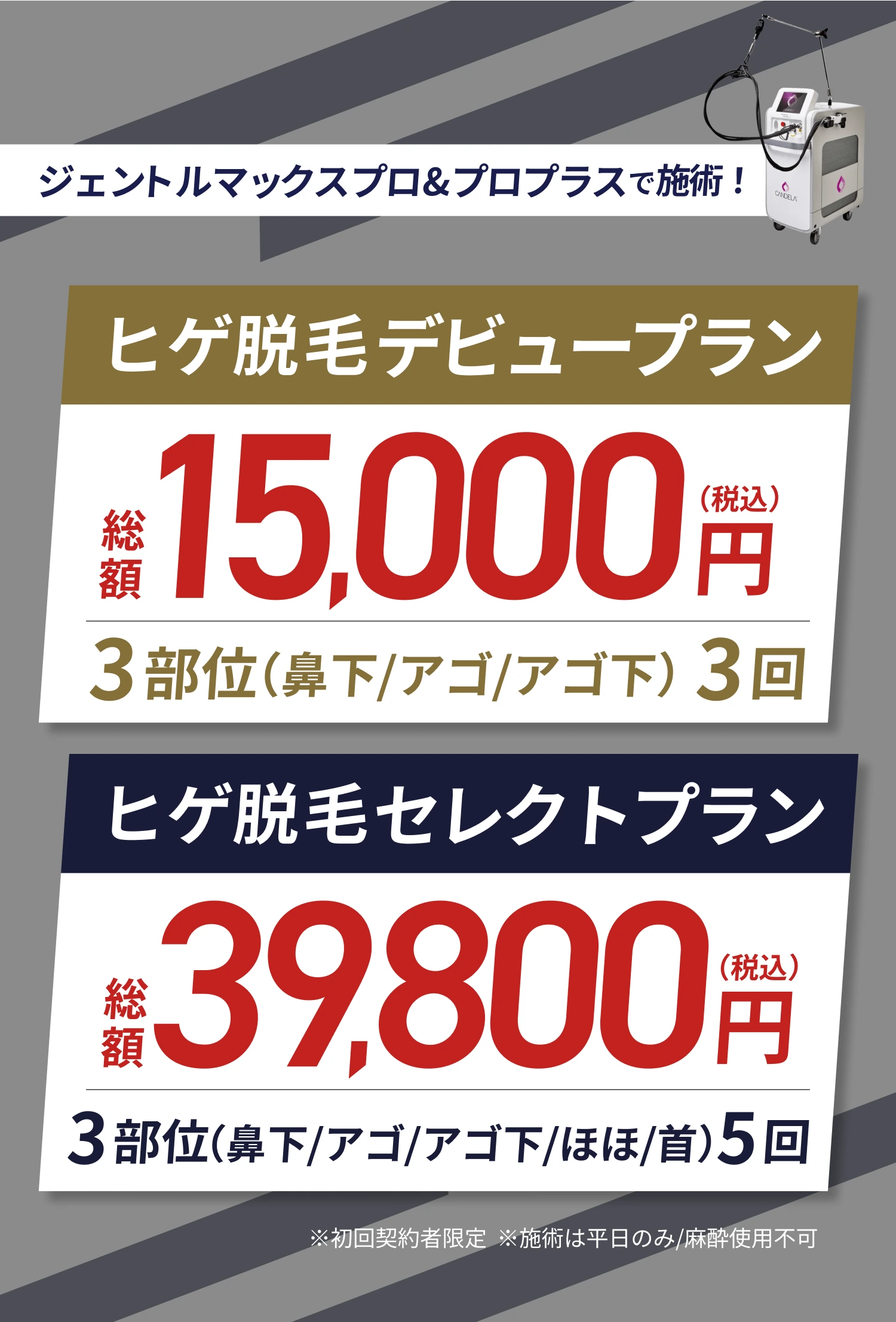 冬の脱毛キャンペーン