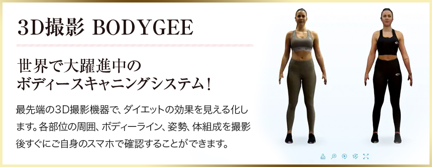 3D撮影 BODYGEE 世界で大躍進中のボディースキャニングシステム