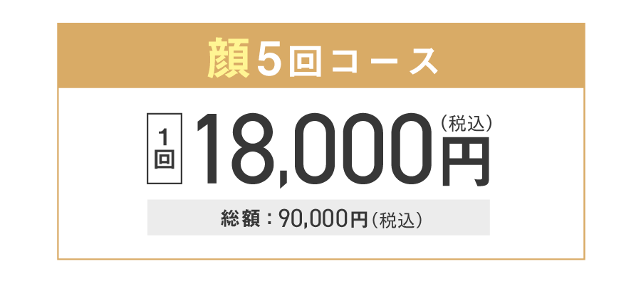 顔5回コース