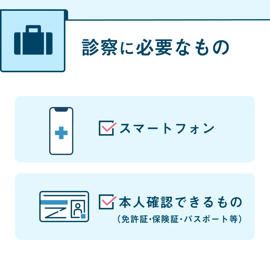 診察に必要なもの