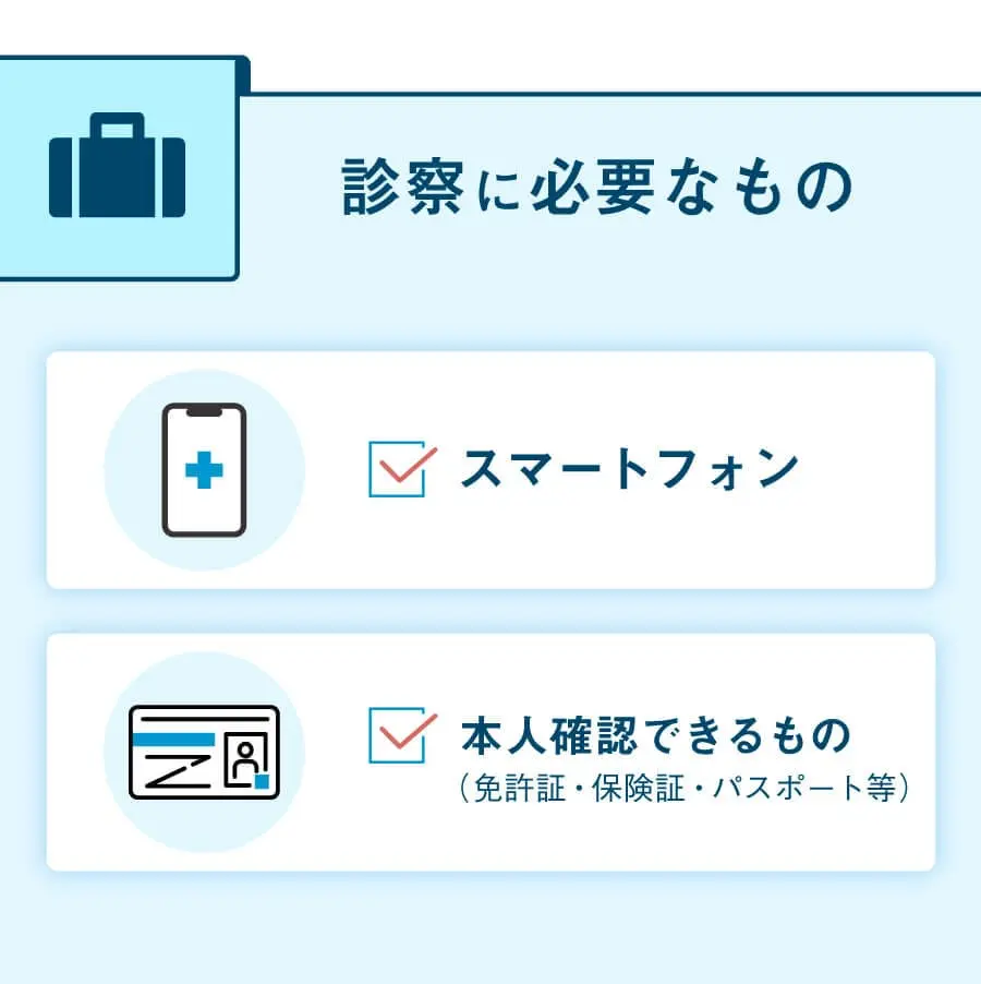 診察に必要なもの