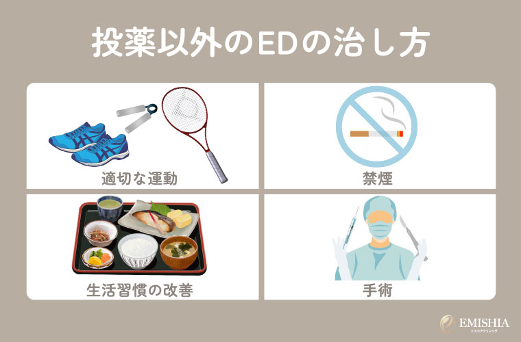 投薬以外のEDの治し方