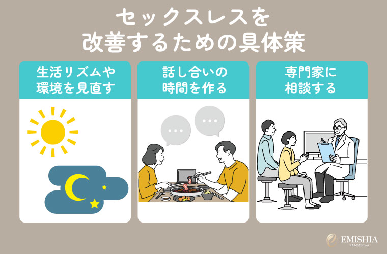 セックスレスを改善するための具体策