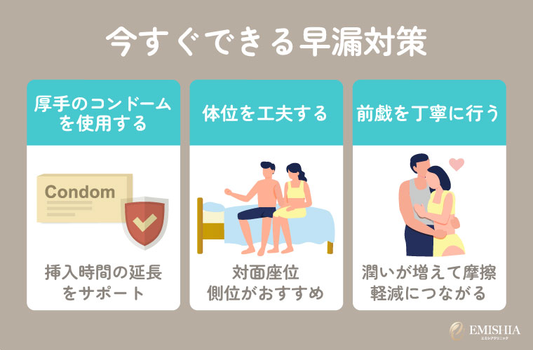 今すぐできる早漏対策