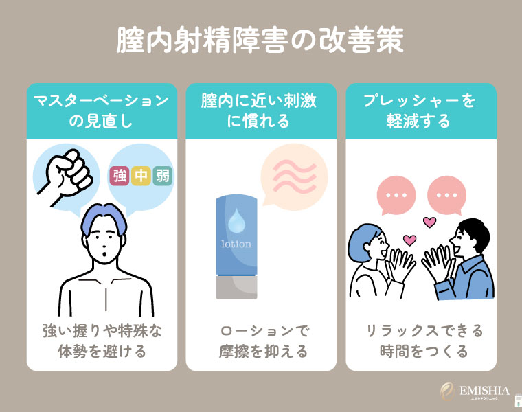 膣内射精障害は自力で治せる？自宅でできる改善策
